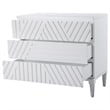 Uttermost Colby Contemporary MDF and Wood Drawer Chest in White