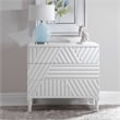 Uttermost Colby Contemporary MDF and Wood Drawer Chest in White