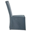Uttermost Delroy Contemporary Fabric Armless Chairs in Blue/Gray (Set of 2)
