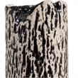 Uttermost Makira Ceramic Crystal and Iron Sculptures in White/Black (Set of 3)