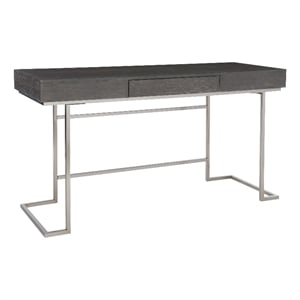 Uttermost Claude Contemporary Wood and Steel Desk in Gray Finish