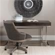 Uttermost Claude Contemporary Wood and Steel Desk in Gray Finish