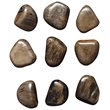 Uttermost Pebbles Contemporary Wood Wall Decor in Walnut (Set of 9)