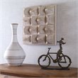 Uttermost Pickford Contemporary Fir Wood and MDF Wall Decor in Natural and Ivory