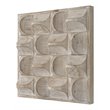 Uttermost Pickford Contemporary Fir Wood and MDF Wall Decor in Natural and Ivory