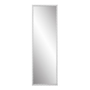uttermost serna contemporary iron metal and mdf tall mirror in white