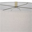 Uttermost Western Sky Ceramic and Fabric Table Lamp in Blue/Bronze