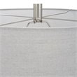 Uttermost Twilight Contemporary Ceramic and Fabric Table Lamp in Black