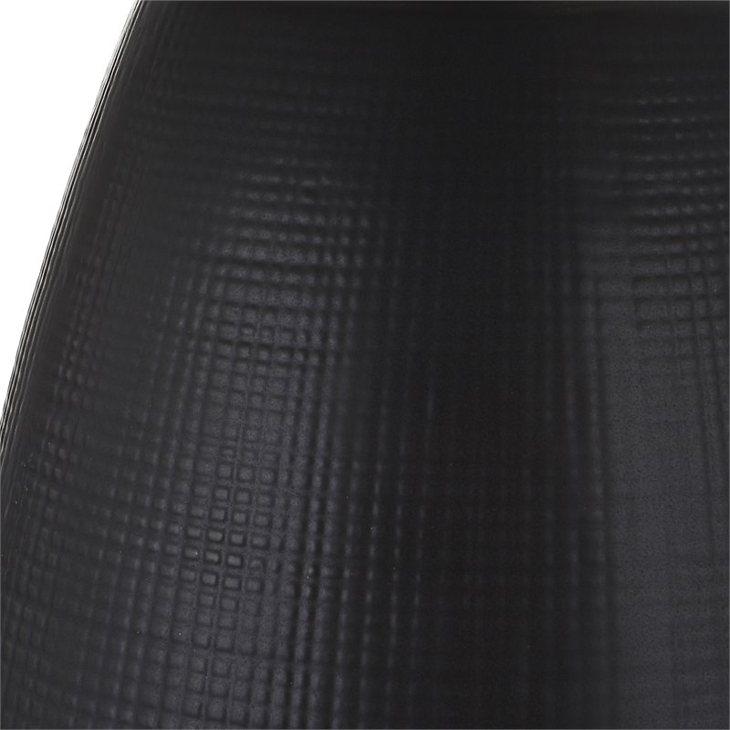 Uttermost Twilight Contemporary Ceramic and Fabric Table Lamp in Black