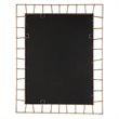 Uttermost Townsend Contemporary Iron and MDF Mirror in Gold Finish
