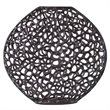 Uttermost Web Contemporary Cast Aluminum Vase in Dark Bronze Finish
