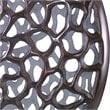 Uttermost Web Contemporary Cast Aluminum Vase in Dark Bronze Finish