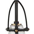 Uttermost Saugus 1-light Steel and Glass Pendant in Black and Brass
