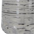 Uttermost Cyclone Contemporary Ceramic Iron and Fabric Table Lamp in Gray