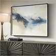 Uttermost Terra Nova Pine and Paper Abstract Framed Print in Blue/Gold