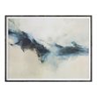 Uttermost Terra Nova Pine and Paper Abstract Framed Print in Blue/Gold