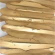 Uttermost Lev Contemporary Iron Metal Wall Decor in Antique Gold/White