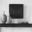 Uttermost Portside Contemporary Beech Wood and Fir Wall Panel in Satin Black