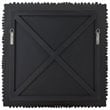 Uttermost Portside Contemporary Beech Wood and Fir Wall Panel in Satin Black