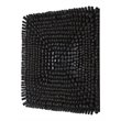 Uttermost Portside Contemporary Beech Wood and Fir Wall Panel in Satin Black