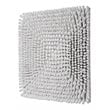 Uttermost Portside Contemporary Beech Wood and Fir Wall Panel in Matte White