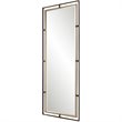 Uttermost Carrizo Transitional Iron Metal and MDF Tall Mirror in Bronze/Gold
