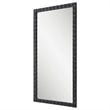Uttermost Dandridge Contemporary Iron and MDF Mirror in Matte Black/Silver