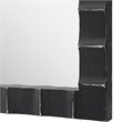 Uttermost Dandridge Contemporary Iron and MDF Mirror in Matte Black/Silver