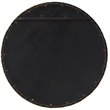 Uttermost Dandridge Round Contemporary Iron and MDF Mirror in Gold