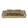 Uttermost Artisan Transitional Aluminum Trays in Antique Gold (set of 3)
