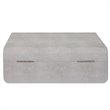 Uttermost Lalique Contemporary Wood Faux Shagreen Box in Brass/ Black/White