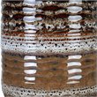 Uttermost Roan Farmhouse Ceramic Fabric and Metal Table Lamp in White/Charcoal