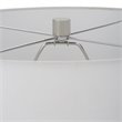 Uttermost Albany Handcrafted Farmhouse Ceramic and Iron Table Lamp in White