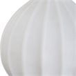 Uttermost Antoinette Contemporary Iron Stone and Fabric Table Lamp in White