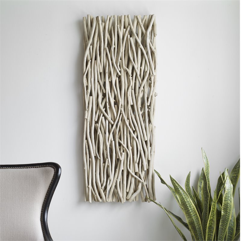 Uttermost Gathered Teak 49x19