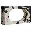 Uttermost Nouveau Contemporary Resin & Stone Sculpture in Natural White/Black
