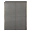 Uttermost Aerina Contemporary Wood & Faux Shagreen End Table in Light Gray