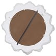 Uttermost Sea Coral Round Coastal Resin Glass and MDF Mirror in White