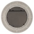Uttermost Sailors Knot Small Round Iron Rope and MDF Wood Mirror in White