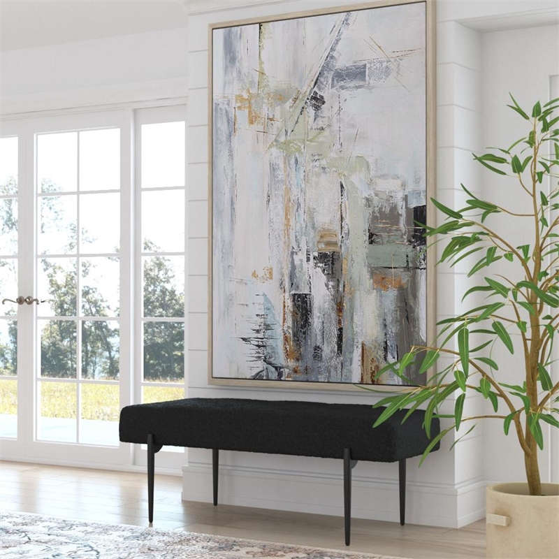 Uttermost Natural Springs Wood & Canvas Hand Painted Art in Multi-Color