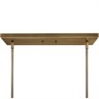Uttermost Brookdale 3-Light Farmhouse Steel Metal Linear Chandelier in Brass