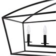 Uttermost Clayton 6-Light Steel Metal Linear Chandelier in Bronze