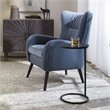 Uttermost Brunei Round Iron Metal and Aluminum Accent Table in Aged Black