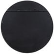 Uttermost Belham Round Solid Iron Metal and MDF Mirror in Aged Black