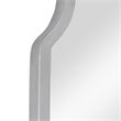 Uttermost Brayden Stainless Steel and MDF Wood Arch Mirror in Polished Nickel