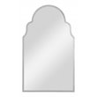 Uttermost Brayden Stainless Steel and MDF Wood Arch Mirror in Polished Nickel