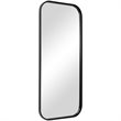 Uttermost Concord Tall Iron Metal and MDF Mirror in Classic Satin Black