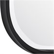 Uttermost Concord Tall Iron Metal and MDF Mirror in Classic Satin Black