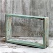 Uttermost Teo Coastal Solid Wood Console Table in Caribbean Blue-Green