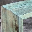 Uttermost Teo Coastal Solid Wood Console Table in Caribbean Blue-Green